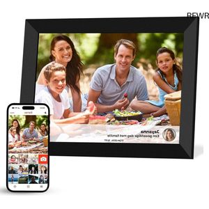 RFWR® Digitale Fotolijst 10.1 inch met WiFi en 32GB Opslag - Full HD IPS Scherm en Touchscreen