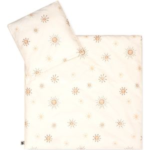 Parure de Lit - Housse de Couette et Taie d'Oreiller - Beige - Oeko-Tex Standard 100