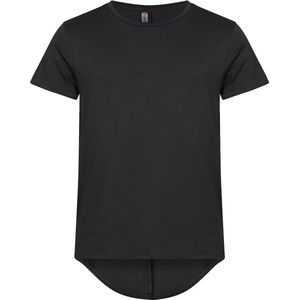 Clique 2 Pack Heren T-shirt met verlengd rugpand kleur Zwart maat L