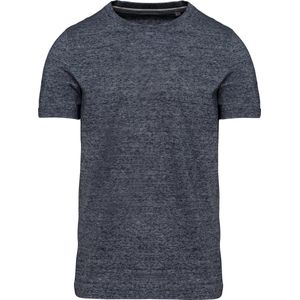 Vintage herenshirt met korte mouwen Kariban Night Blue Heather - XL