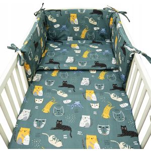 Kerstin Kinderledikant beddengoedset 120x90 cm met bumper