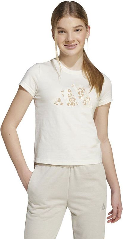 adidas - G ANML SJ BL T - T-shirt - Wonder Aluminium - Slim Fit - 100% Katoen