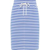 DreiMaster Maritim Rok  blauw / wit