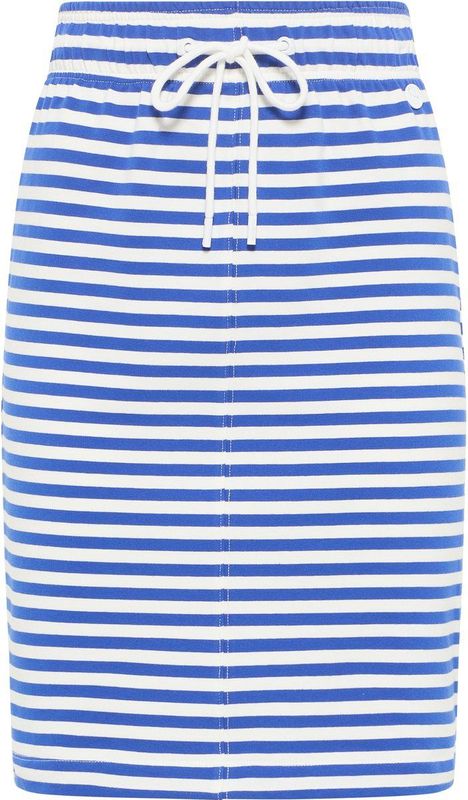 DreiMaster Maritim Rok  blauw / wit