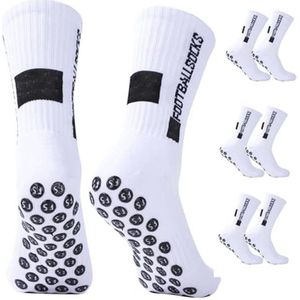 Voetbalsokken voor Kinderen - Ademend en Antislip - 2 Paar voor Leeftijd 6-12