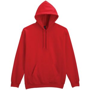 Gildan Sweater met capuchon Midweight Softstyle GISF500 - Red - 5XL