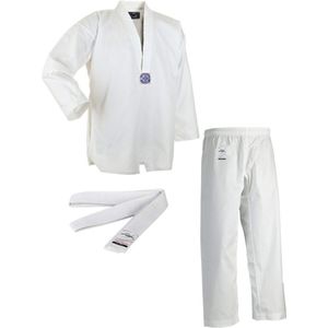 Ju-Sports 'Chagi' Tae Kwon-do Pak met band - V-Hals Wit - 130