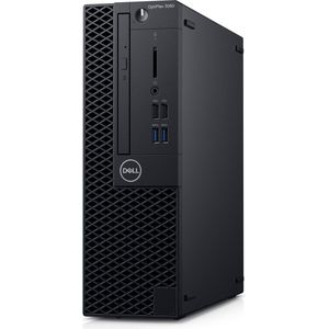 DELL OptiPlex 3060 Intel® Core™ i3 i3-8100 8 GB DDR4-SDRAM 256 GB SSD Windows 10 Pro SFF PC Zwart
