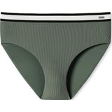 Schiesser - Midislip - Dames - Bikinibroekje - Zwart-wit gestreept