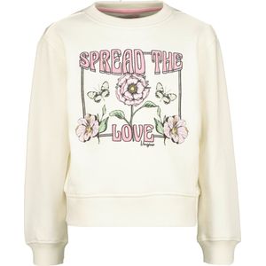 Vingino Meisjes Sweater Norah Macroon white - Maat 116