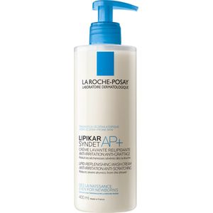 La Roche-Posay Syndet AP+ Reinigende Gel-Crème - voor een Zeer Droge, Geïrriteerde, Jeukende Huid - 400ml