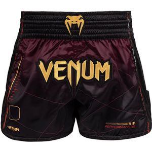Venum Tactical XT Muay Thai Shorts Bordeaux Zwart Goud - S