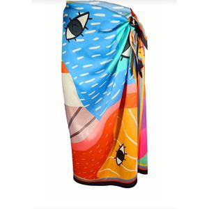 Dames Pareo Regenboogpatroon