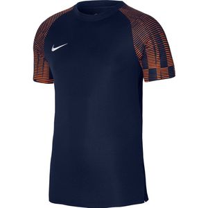 Nike Academy Shirt Korte Mouw Heren - Marine / Fluo Oranje | Maat: M