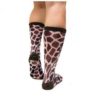 Sock My Feet - Grappige sokken dames - Maat 36-38 - Sock My Giraffe - Giraf sokken - Funny Socks - Vrolijke sokken - Leuke sokken - Fashion statement - Gekke sokken - Grappige cadeaus - Socks First.