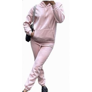 Dilena fashion 3 delig joggingpak met bodywarmer roze