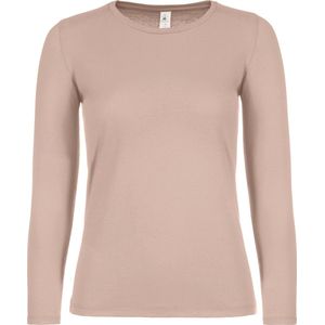 B&C #E150 Ladies' T-shirt long sleeves CGTW06T - Millennial Pink - M
