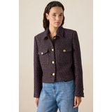 Sissy-Boy - Bouclé Jack - Donkerbruin - Regular Fit