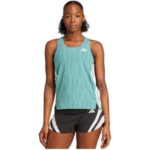 adidas - Adizero - Mouwloos T-shirt - Blauw - Vrouw