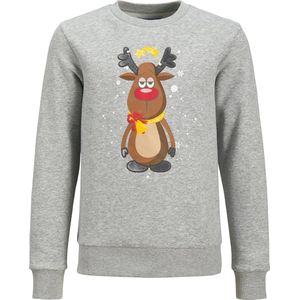JACK & JONES JUNIOR JJXMAS JOLLY SWEAT CREW NECK JNR Jongens Trui - Maat 128