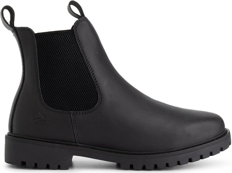 Travelin - Sandnes - Chelsea Boots - Zwart - Wolgevoerd