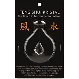 Feng shui raamhanger esdoornblad - 2 cm - transparant