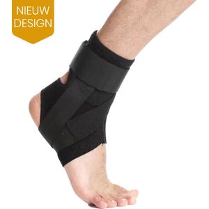 Boersport ® | Verstelbare comfortabele enkelbrace | Optimale ondersteuning aan de enkel | L | Rechts | Maat 40-43