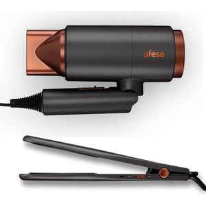 Ufesa - My Glamour Set - Föhn & Stijltang - 2200W - Opvouwbaar