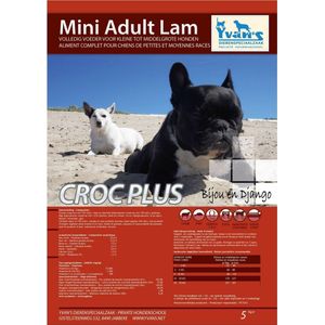 Croc Plus Hondenbrokken - 5 kg - Mini Adult Lam