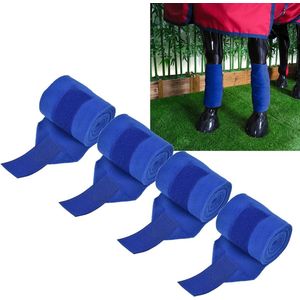 Blauwe Beenkettingen - Beensteun Dier - Polo Wraps - Paardenlaarzen - Blauw - Set Kit - Bescherming Uitrusting