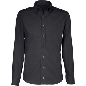 Giovanni Capraro 44-20 Heren Overhemd – Zwart | maat 40
