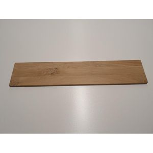 Eiken Plank 100cm |20cm breed | 2X geschuurd | Rustiek Eikenhout | Wandplank | Boomstam Hout | Landelijk | Kinderkamer | Robuust | Loft| Ideaal voor Plankdragers