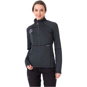 Ternua - Momhill - Fleece - Zwart - Halve Rits