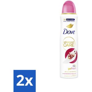 2 x Dove Deodorant Spray - Granaatappel & Citroenverbena - 150 ml - Dove Deodorant - Anti-transpirant - Deodorant Spray - Granaatappel - Citroenverbena