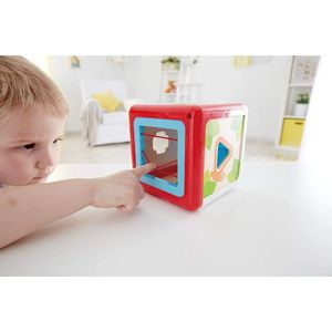 Hape Shape Sorting Box (5-delig) - Leerzaam speelgoed voor peuters