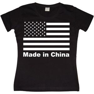 Hybris Made In China Girly T-shirt Damen Black-S