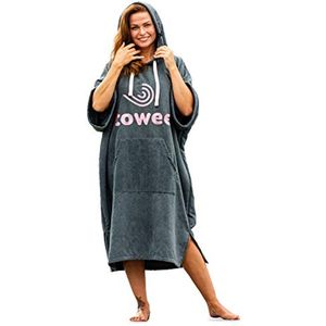Surf Poncho Handdoek Roze 80 x 115 cm - Ideaal voor Watersport en Ontspanning