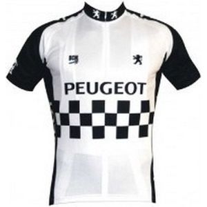 Peugeot retro wielershirt korte mouw - XS