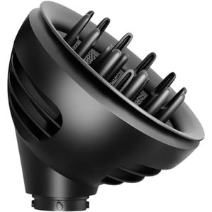 PromoHome Professionele Haardiffuser Geschikt voor Dyson Airwrap HS01 HS05- Dubbele Luchtstroommodi & Gelijkmatige Warmteverdeling