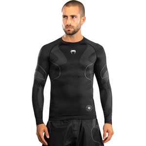 Venum Nexus Rashguards Lange Mouwen Zwart Zilver - S