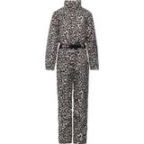 Funky Alps Pantherprint Ski Overall - Luipaard Skioverall - Eendelig Water- en Winddicht Uniseks Onesie - Maat S-XXL