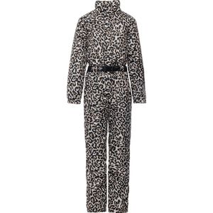 Funky Alps Pantherprint Ski Overall - Luipaard Skioverall - Eendelig Water- en Winddicht Uniseks Onesie - Maat S-XXL