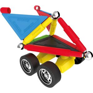 Supermag Wheels 30 - Magnetisch speelgoed - 30 onderdelen - Open einde speelgoed - Magnetic toys - Constructiespeelgoed - Wheels