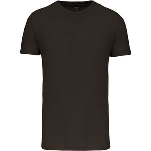 Dark Khaki T-shirt met ronde hals merk Kariban maat S