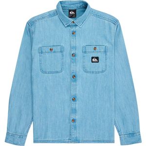 Quiksilver - Bozeman - Overhemd - Denim - Lange Mouwen - Zware Stone Wash