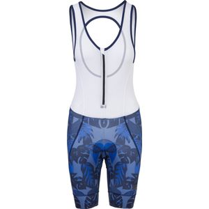 AGU Prime Fietsbroek met Zeem Dames Trend - Met Bretels - Blauw - XS