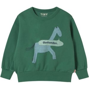 Groene Kindertrui met Paardenprint 128