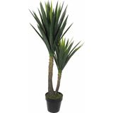 Mica Decorations Yucca Kunstplant - H120 x Ø60 cm - Groen