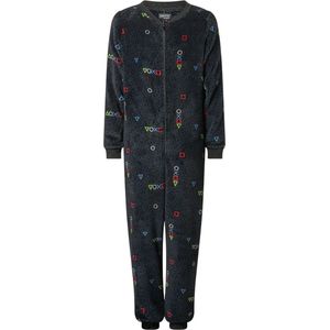 Outfitter fleece jongens onesie - Blox