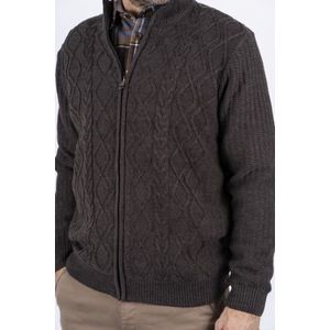 Pre End wintervest 100361 bruin Henry gebreid - maat M